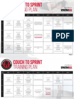 Spartan Race Couch To Sprint - Plan PDF
