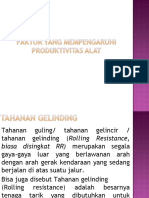 PTM Faktor yang Mempengaruhi Produktivitas Alat.ppt