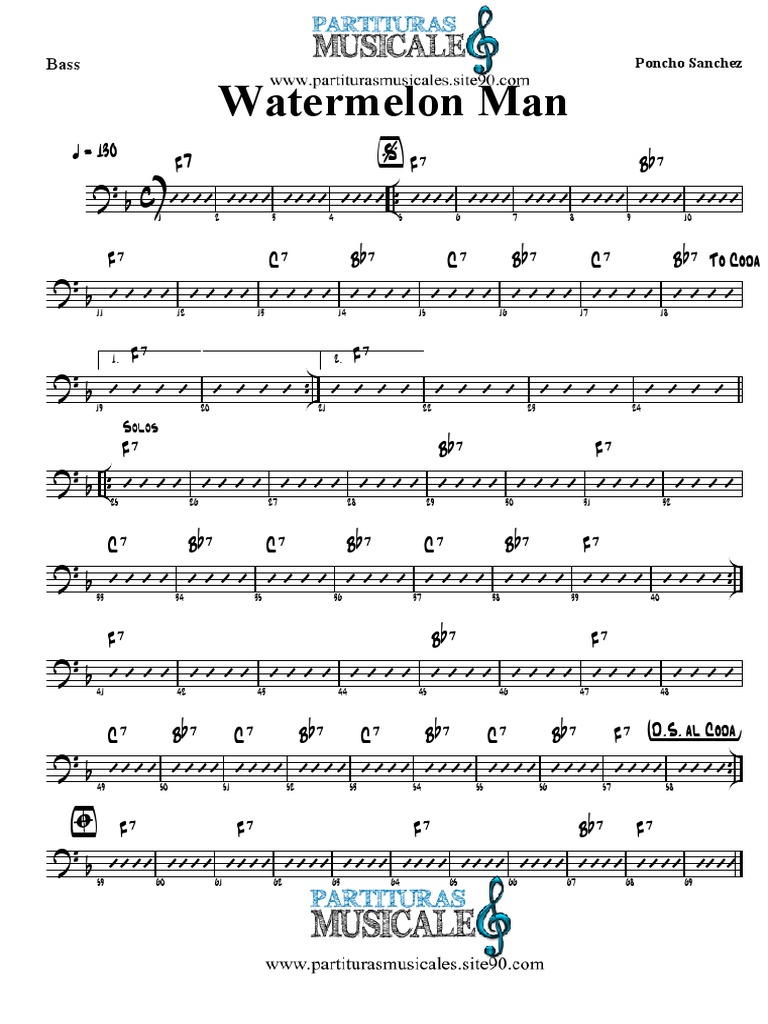 Watermelon Man - Bass | PDF