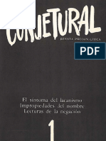 Revista Conjetural #1