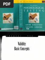 Anastasi & Urbina (1997) - Psychological Testing - Validity PDF | PDF