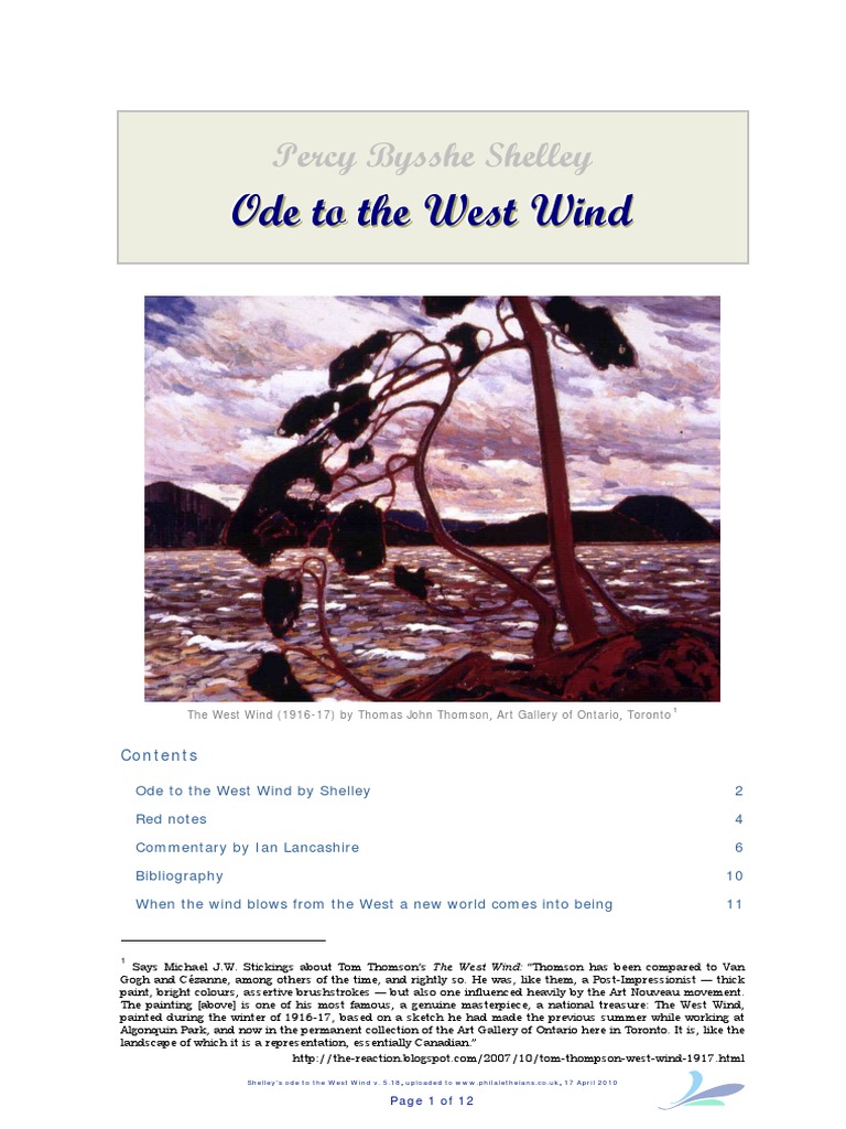 ode to the west wind imagery ode to the west wind imagery