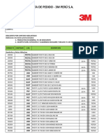 Nota de Pedido 3M - MF 2017