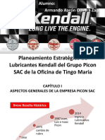 Planeamiento Estratégico de Lubricantes Kendall Del Grupo Picon 1