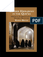 Karen Bauer Gender Hierarchy in the Qurān Medieval Interpretations, Modern Responses