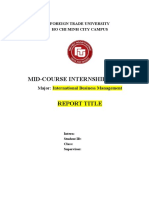 FTU internship report IBM Ho Chi Minh