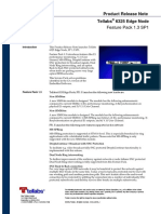 Tellabs 6325 FP1 3 SP1 Release Note PDF