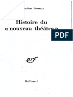 Histoire Du Noveau Theatre - Serreau