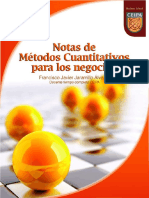 Notas de Metodos Cuantitativos 2014