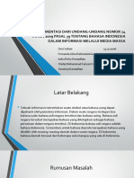 Implementasi Dari Undang-Undang Nomor 24