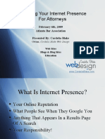 Managing Your Internet Presence For Attorneys