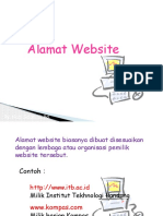 Menjelajahi Internet 2 (Alamat Website)