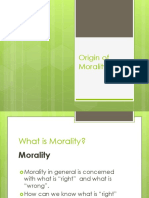 Origin of Morality