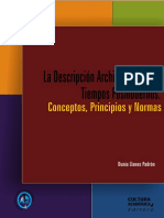La Descripción Archivística en Los Tiempos Posmodernos. Conceptos, Principios y Normas PDF