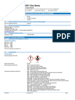 UVA201 Clue Spray SDS Highlights Hazards