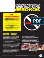 Flyer Tidak Merokok - 15x21cm