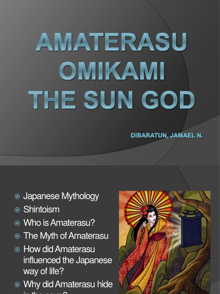 Amaterasu 120418005611 Phpapp01 | PDF | Shinto | Mythology