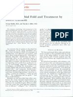 Aging Nasolabial Fold and Treatment by Direct Excision