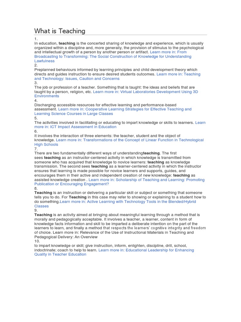 what-is-teaching-pdf-teachers-learning