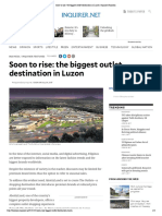 Soon To Rise - The Biggest Outlet Destination in Luzon - Inquirer Business