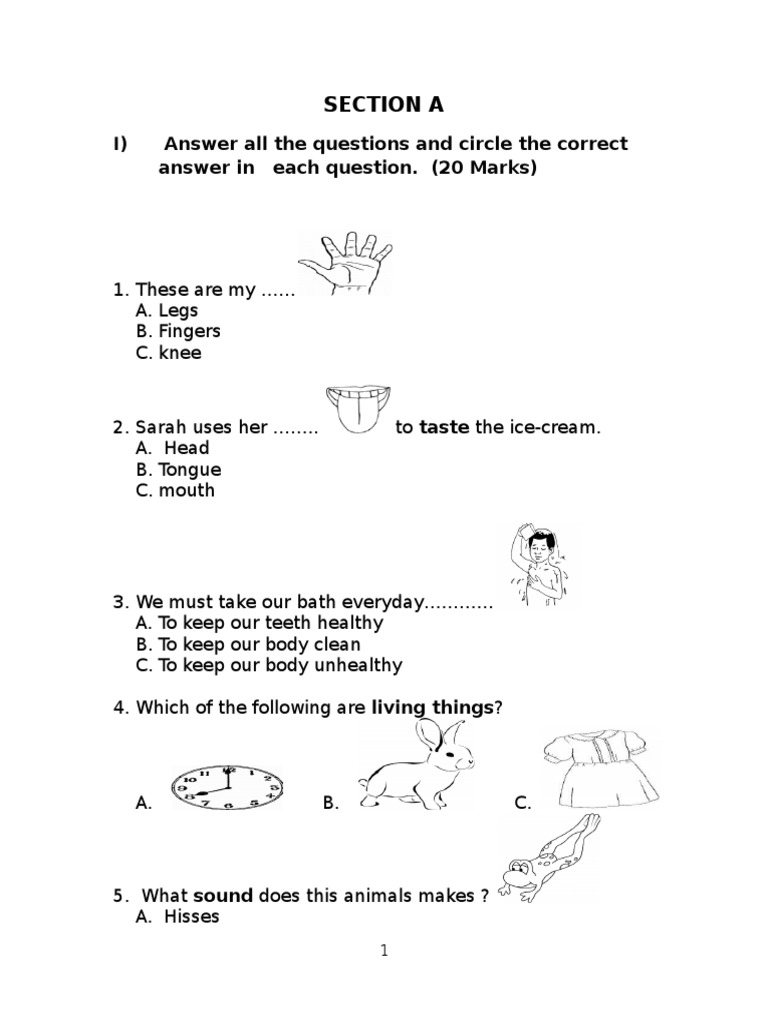 Soalan Peperiksaan Pertengahan Tahun English Tahun 4  Soalan Peperiksaan Pertengahan Tahun English Tahun 4