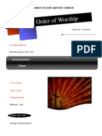 Order of Worship 08 08 2010 v1