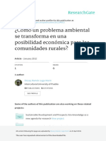 LUGO - Cómo Un Problema Ambiental Se Transforma en Una Posibilidad Económica Para Las Comunidades Rurales