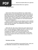 Resumo Livro Gente Feliz Com Lágrimas