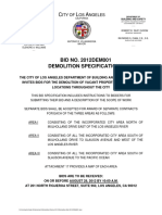 City of Los Angeles_demolition Specifications
