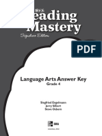 Answer Key Language Arts