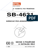 1-Shrnova Pice SB 4631 - Katalog ND - Navod K Obsluze
