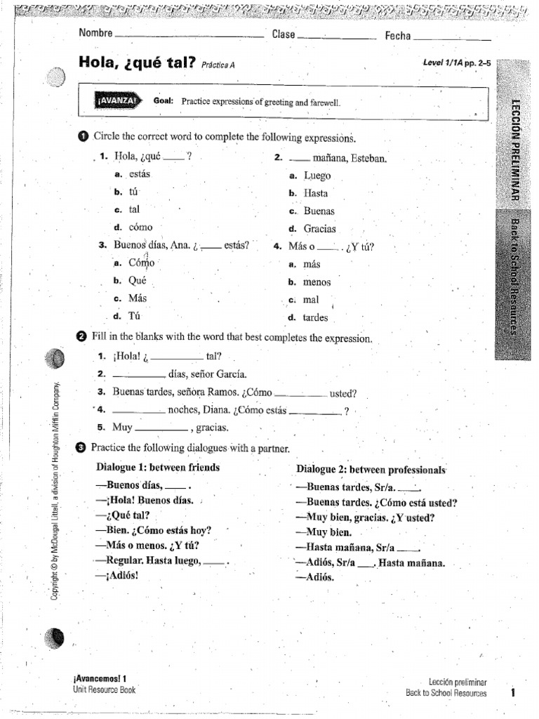 1-leccion-preliminar-worksheets-pdf-pdf