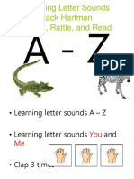 Learning Letter Sounds Jack Hartman Shake, Rattle, and Read