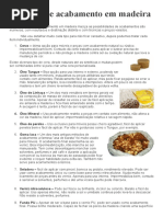 14 Tipos de Acabamento Em Madeira