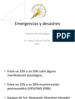 Emergencias y Desastres - SONIA CÁCERES