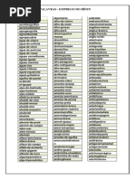 Lista de Palavras - Emprego Do Hífen