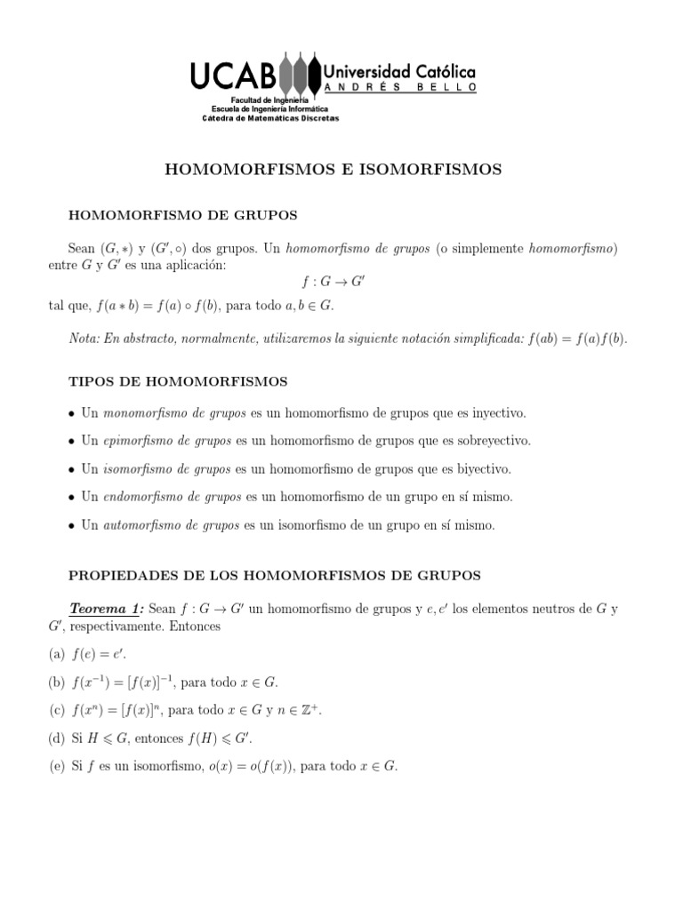 Homomorfismo Conjunto (Matemáticas) Estructuras matemáticas