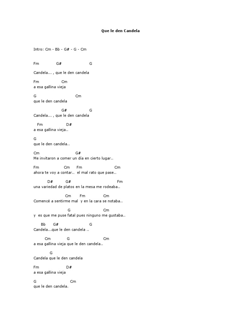 Que Le Den Candela PDF