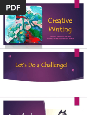 Creative Writing DICTION