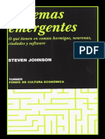 Sistemas Emergentes-Hormigas, Neuronas, Ciudades y Software-Steven Johnson-2001-Libro PDF