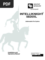 Intelliknight 5820XL: Installation and Operations Manual