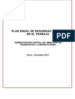 Plan Anual de Seguridad y Salud en El Trabajo - MTC