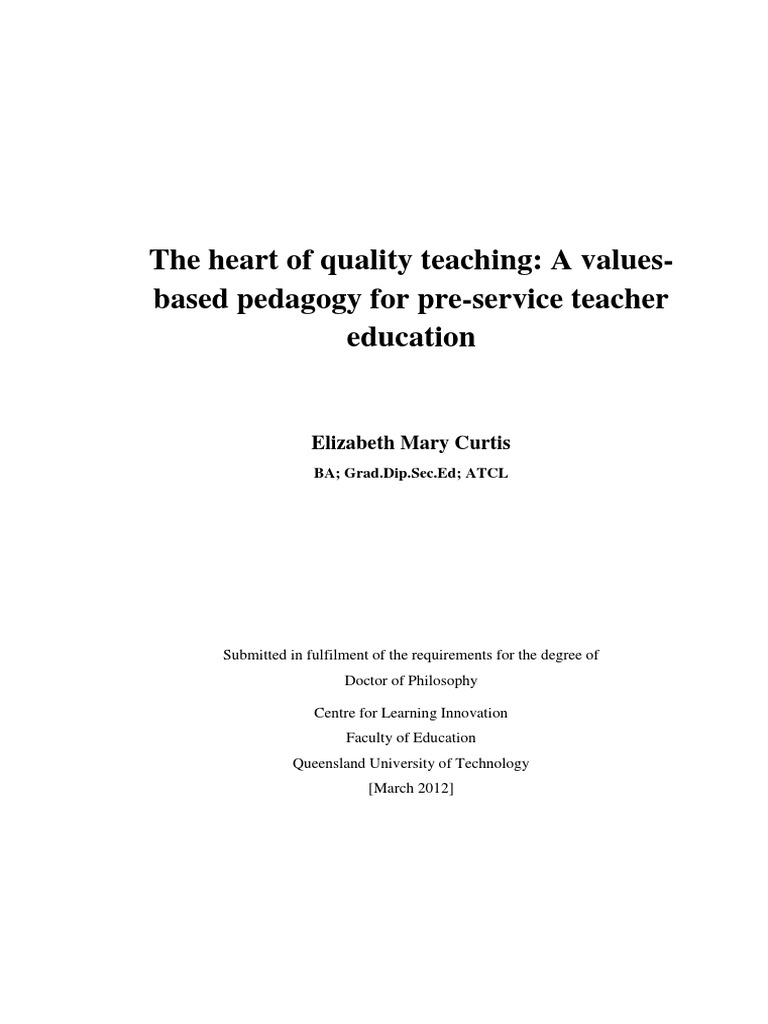 Quality Teaching | PDF | Teacher Education | Qualitative Research