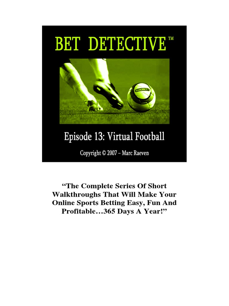 13.Virtual Football | Odds | Sports Betting | Free 30-day Trial | Scribd