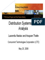Distribution Systems Fault Analysis: Laurentiu Nastac and Anupam Thatte