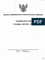 Surat Edaran Kepala Bakn Nomor 04 Se 1980pemberhentian Pegawai Negeri Sipil