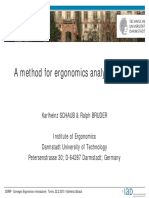 A Method For Ergonomics Analysis: EAWS