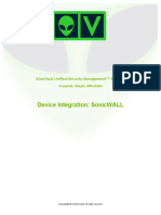 Device Integration SonicWALL