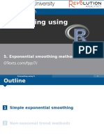 Rob J Hyndman Forecasting using R Exponential Smoothing Methods