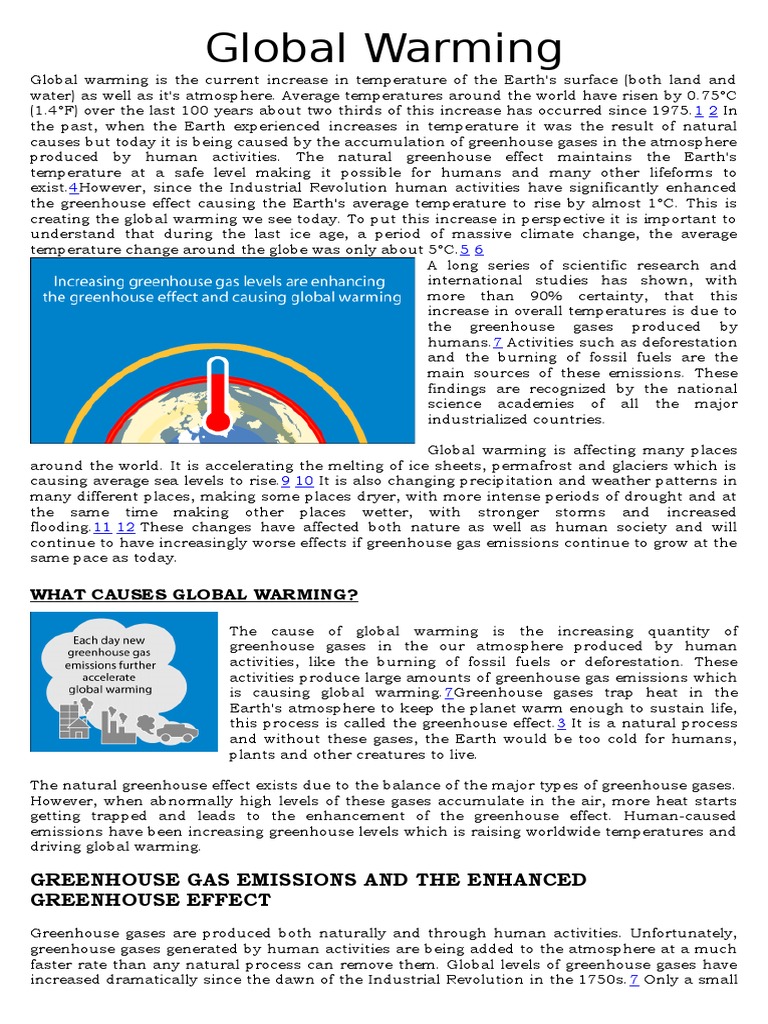 Global Warming Global Warming Greenhouse Gas